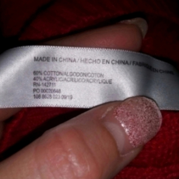 🍁🍂Nwot Eloquii red sweater 22/24 - Picture 6 of 6